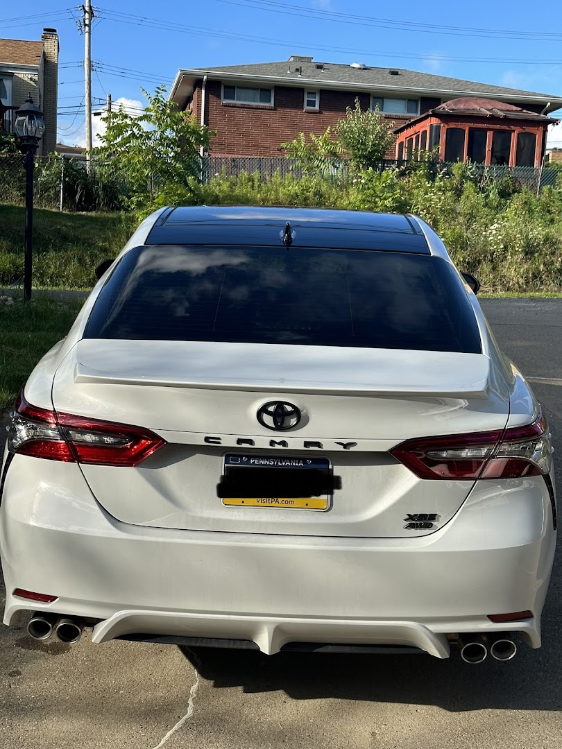Polished and protected vehicle exterior after detail service at DETAILING PRO Pittsburgh